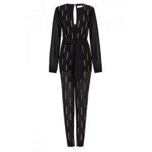Sass & Bide Apollos Reign Black & Gold Jumpsuit 4
